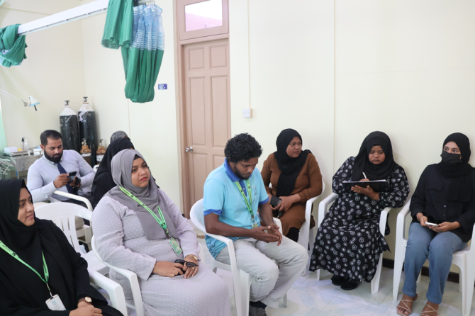 މާވަށު ސިއްހީ މަރުކަޒުގެ އަހަރީދުވަސް ފާހަގަ ކުރުމާ ގުޅޭގޮތުން މަސްވަރާކުރުން